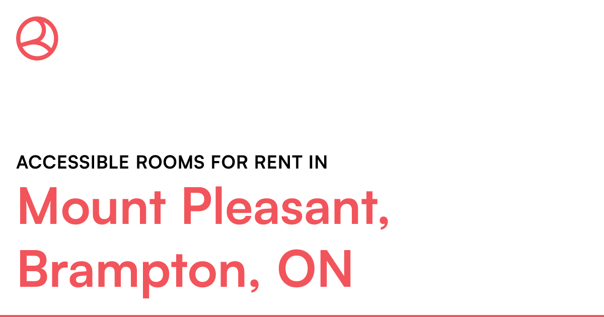 Mount Pleasant, Brampton, ON Accessible rooms for rent Roomies.ca
