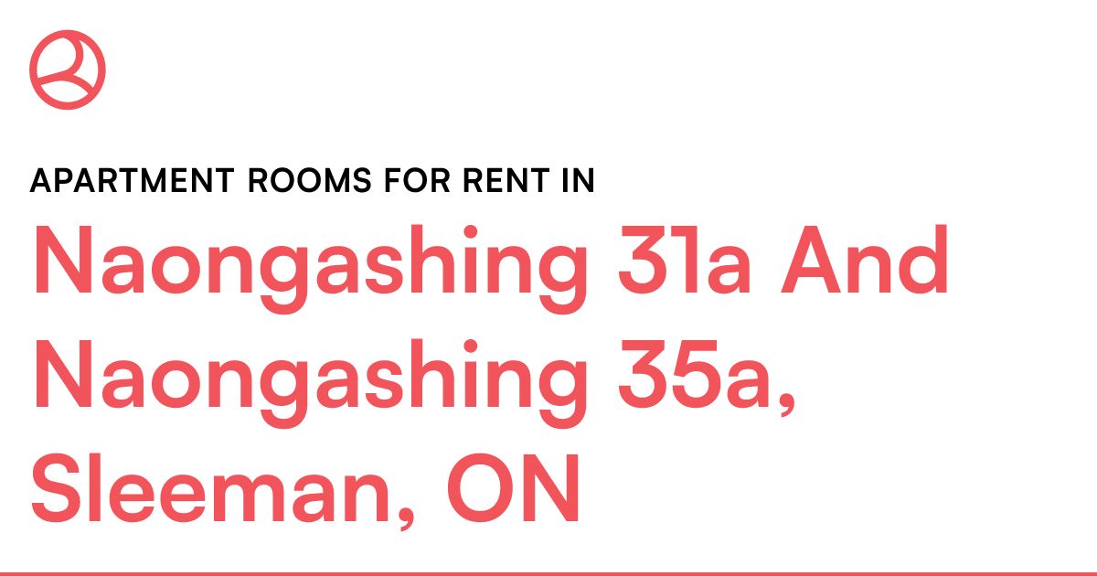 Naongashing 31a And Naongashing 35a, Sleeman, ON Apart... Roomies.ca