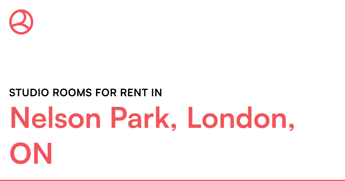 Nelson Park, London, ON Studio rooms for rent Roomies.ca