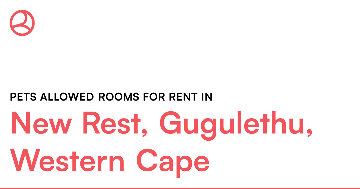 New Rest, Gugulethu, Western Cape Pets allowed room... – Roomies.co.za