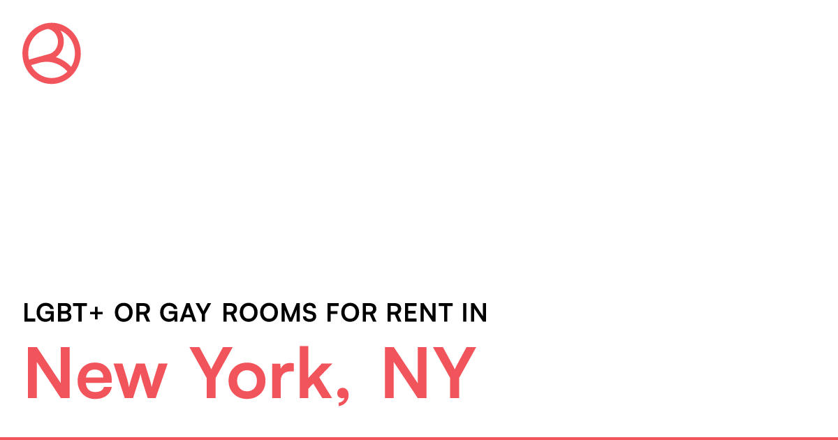 New York, NY LGBT+ or Gay rooms for rent