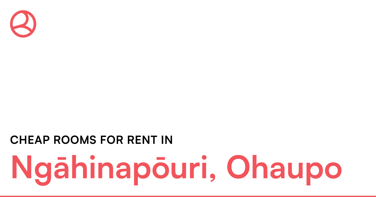 Ngāhinapōuri, Ohaupo Cheap rooms for rent Roomies.co.nz