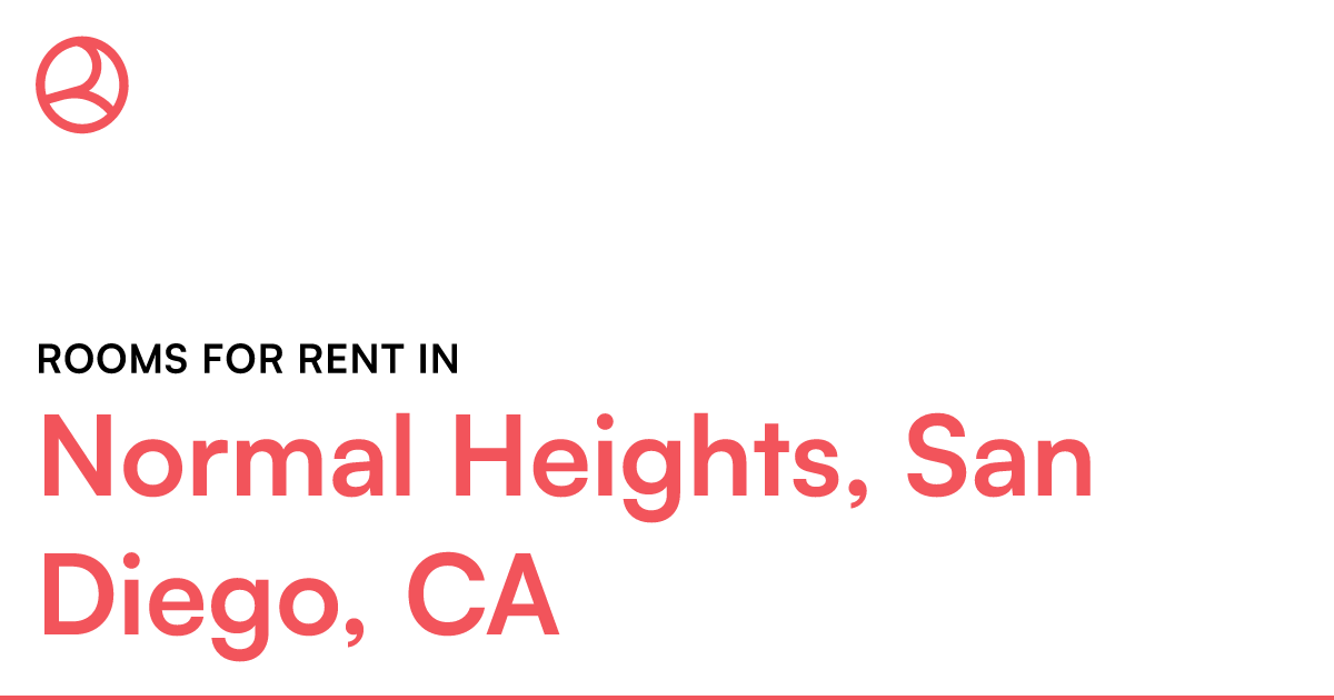 Normal Heights, San Diego, CA Rooms for Rent