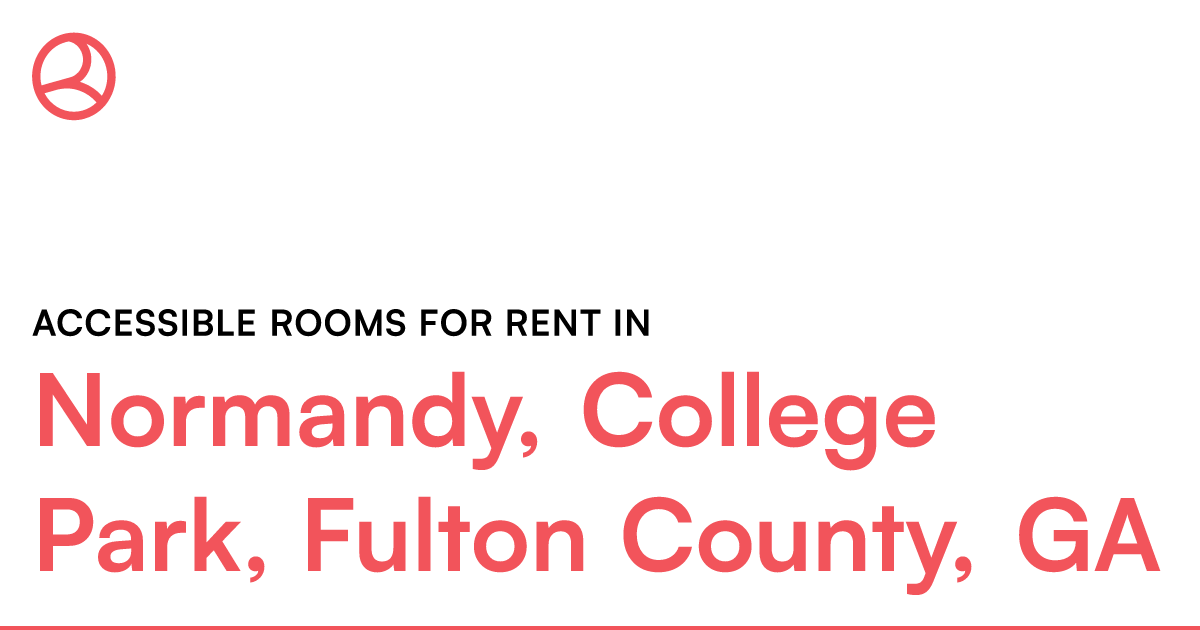 Normandy, College Park, Fulton County, GA Accessible... – Roomies.com