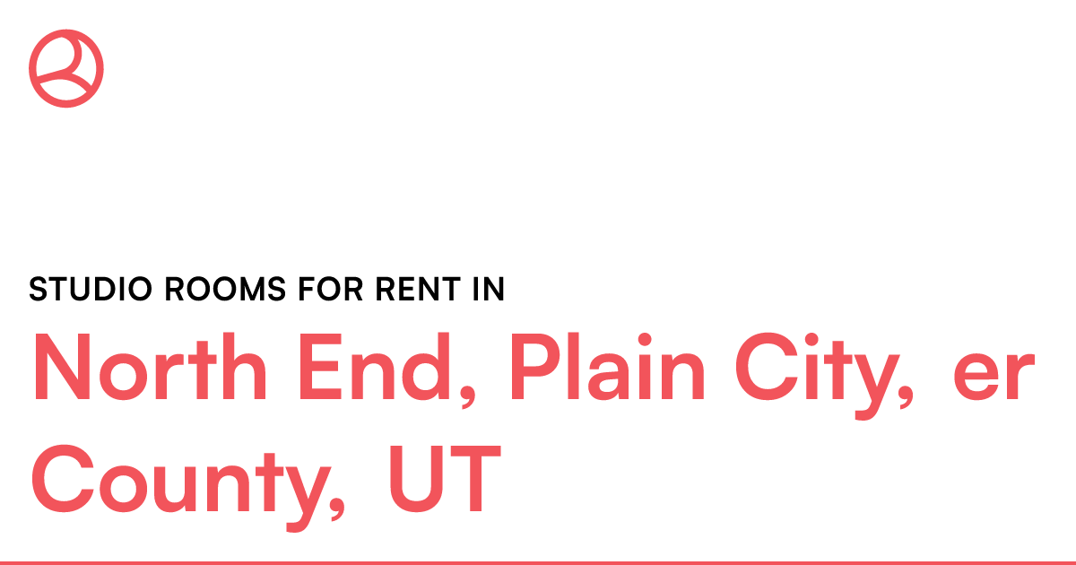 North End, Plain City, er County, UT Studio rooms...
