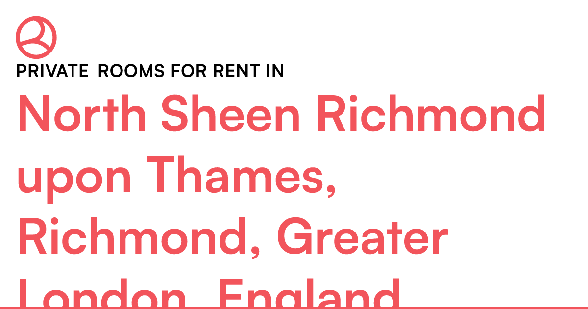 North Sheen Richmond upon Thames, Richmond, Greater... Roomies.co.uk