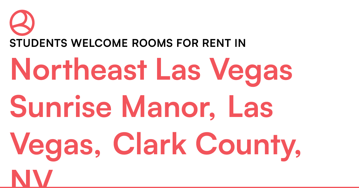Northeast Las Vegas Sunrise Manor, Las Vegas, Clark C...