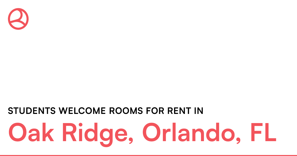 Oak Ridge, Orlando, FL Students rooms for ren...