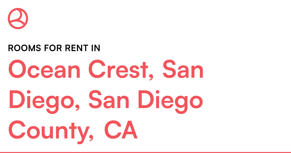 Ocean Crest, San Diego, San Diego County, CA Rooms fo...