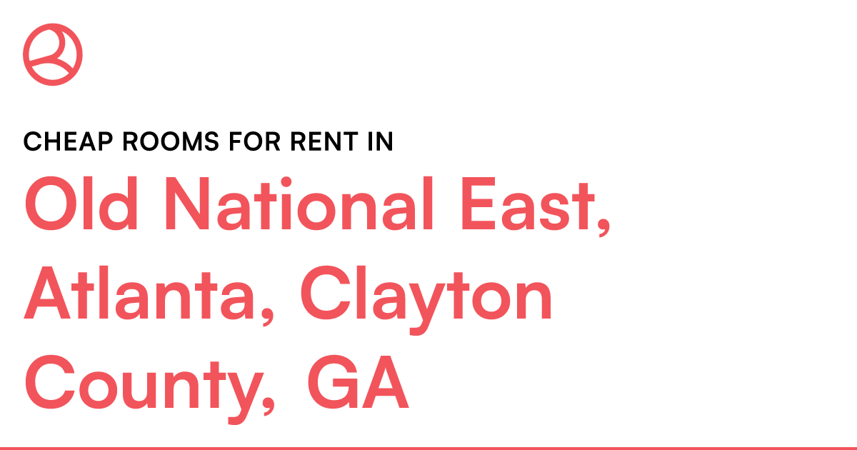 Old National East, Atlanta, Clayton County, GA Cheap... – Roomies.com