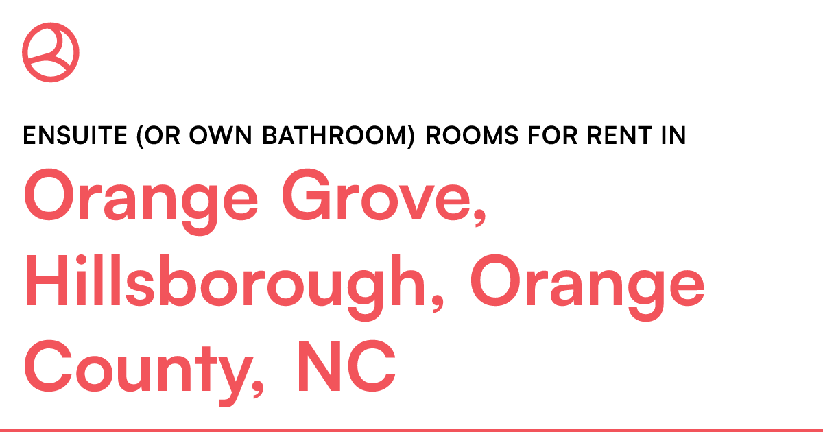 Orange Grove, Hillsborough, Orange County, NC Ensuite...