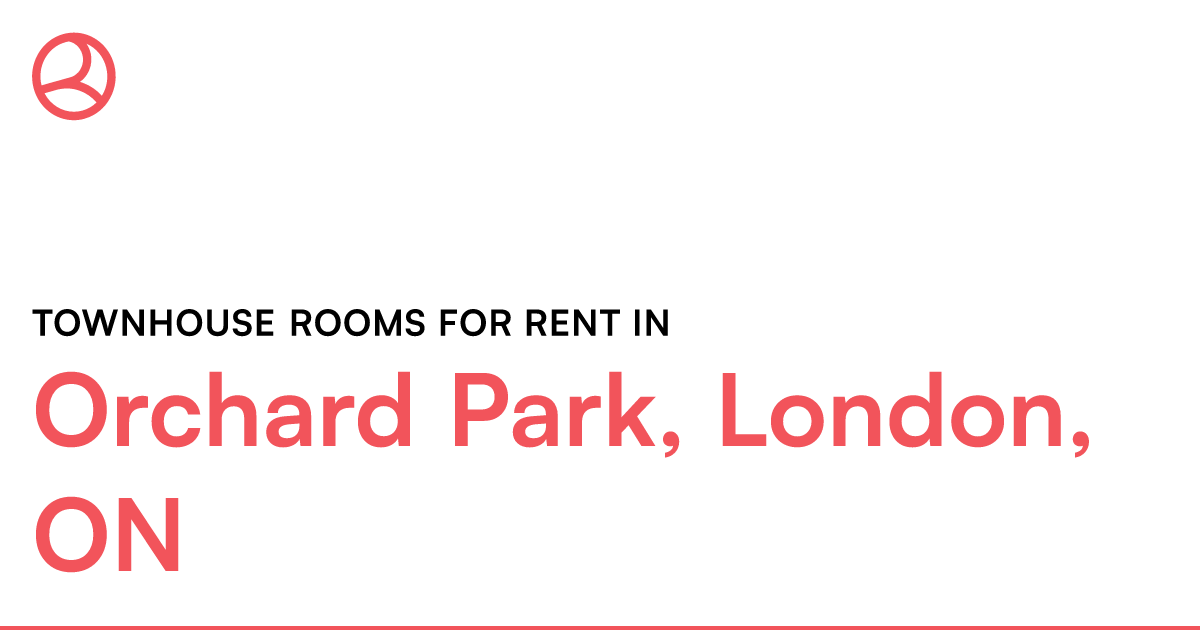 Orchard Park, London, ON Townhouse rooms for rent – Roomies.ca