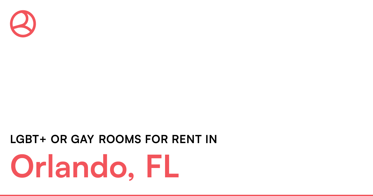 Orlando, FL LGBT+ or Gay rooms for rent