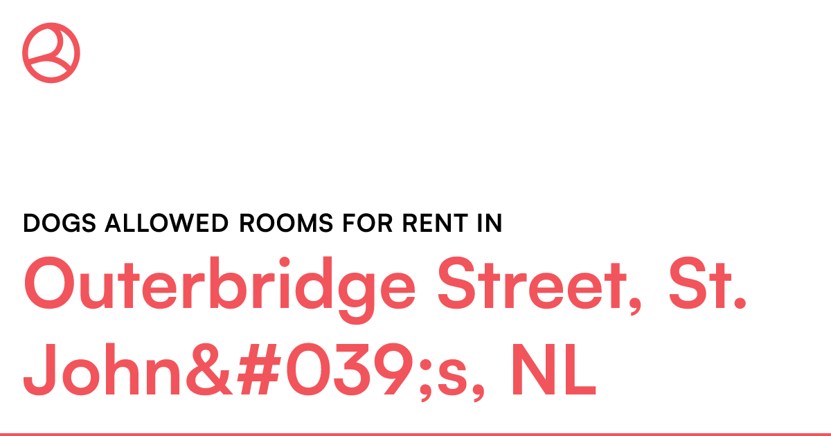Outerbridge Street, St. John's, NL Dogs allowed r... Roomies.ca