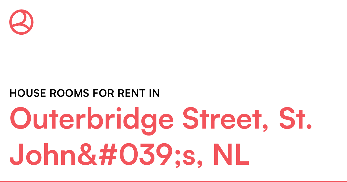 Outerbridge Street, St. John's, NL House rooms fo... Roomies.ca
