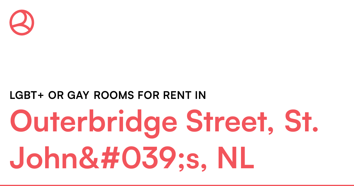 Outerbridge Street, St. John's, NL LGBT+ or Gay r... Roomies.ca