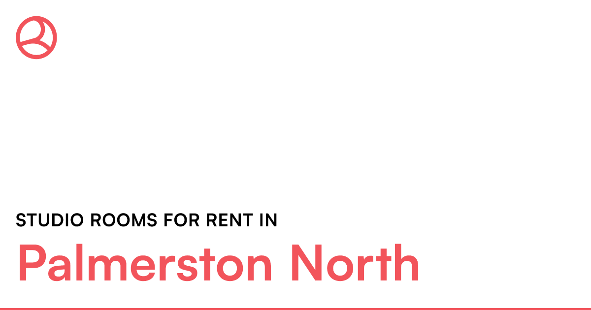Palmerston North Studio rooms for rent Roomies.co.nz