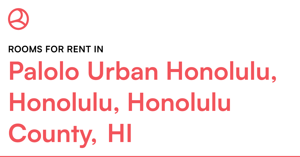 Palolo Urban Honolulu, Honolulu, Honolulu County, HI...