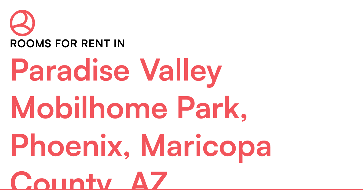 Paradise Valley Mobilhome Park, Phoenix, Maricopa Cou...