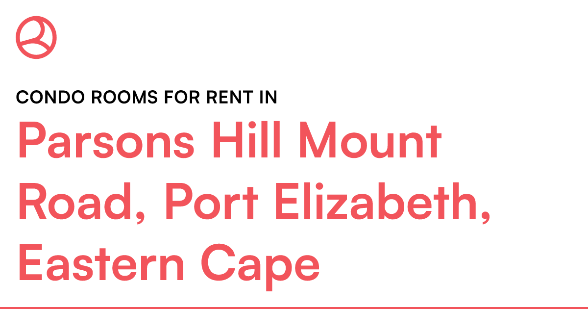 Parsons Hill Mount Road, Port Elizabeth, Eastern Ca... – Roomies.co.za