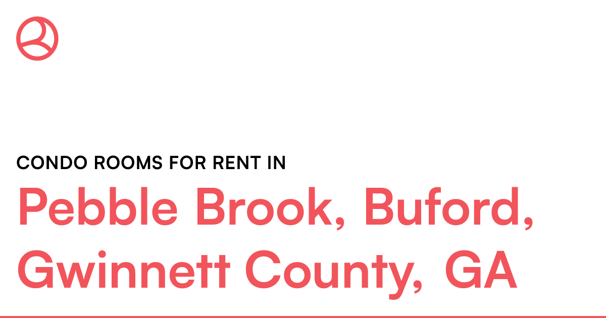 Pebble Brook, Buford, County, GA Condo rooms...