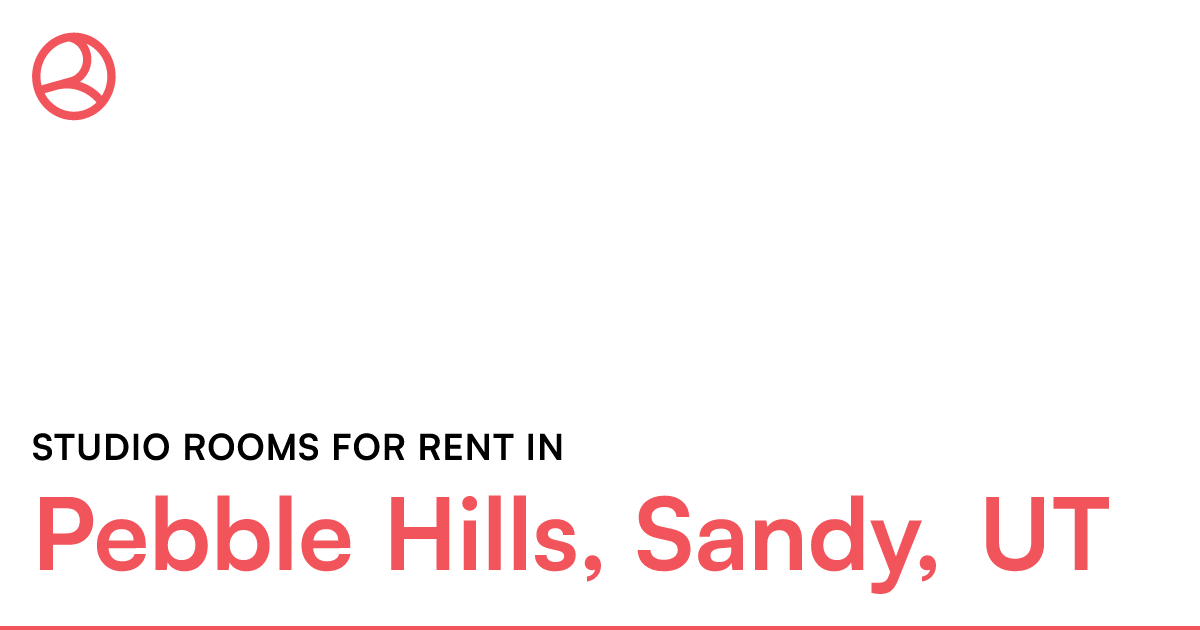 Pebble Hills, Sandy, UT Studio rooms for rent
