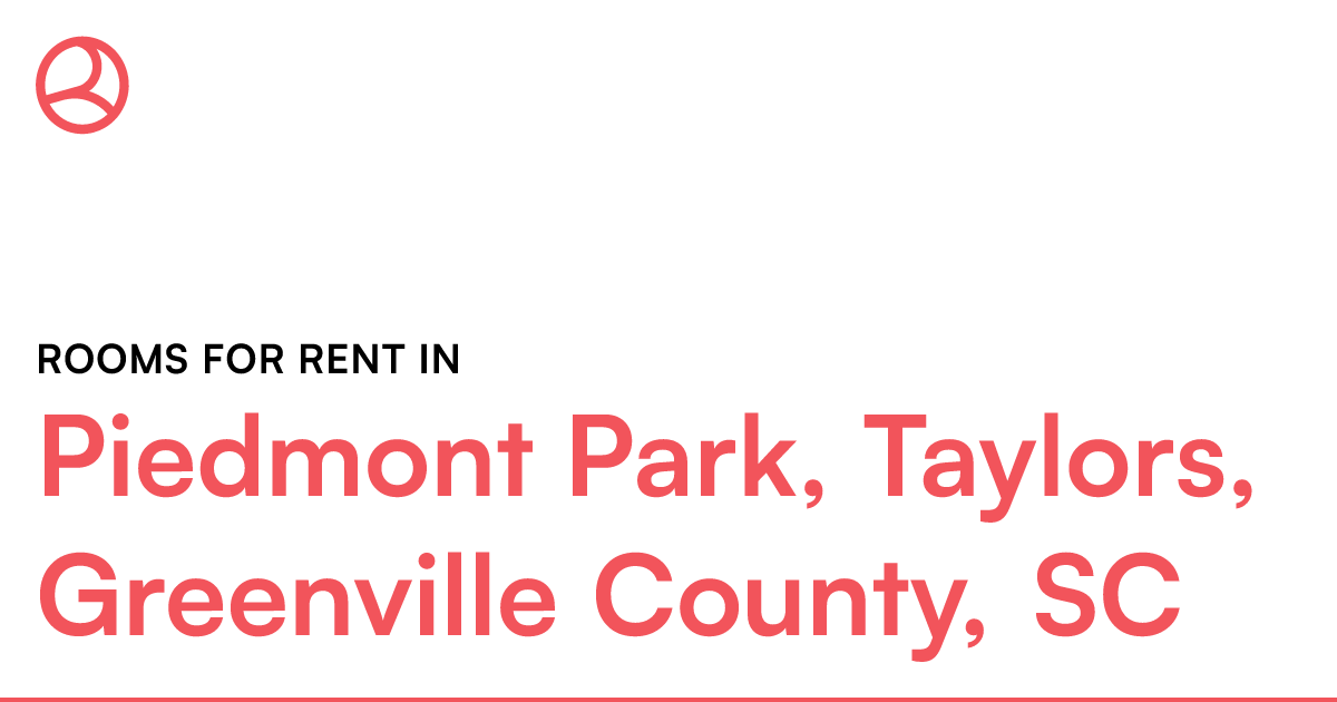 Piedmont Park, Taylors, Greenville County, SC Rooms f...