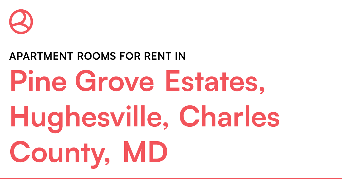 Pine Grove Estates, Hughesville, Charles County, MD A...