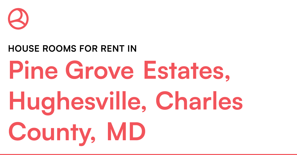 Pine Grove Estates, Hughesville, Charles County, MD H...