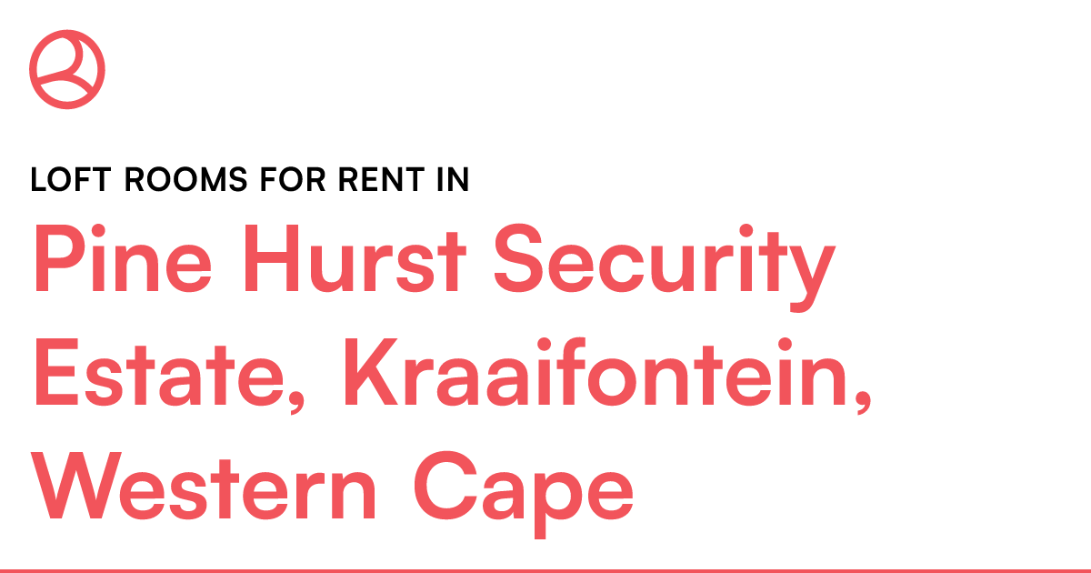 Pine Hurst Security Estate, Kraaifontein, Western C... Roomies.co.za