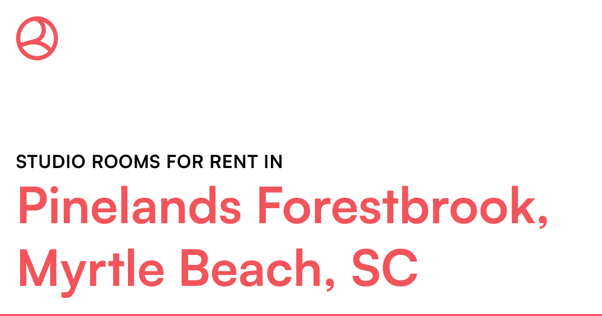 Pinelands Forestbrook, Myrtle Beach, SC Studio rooms...