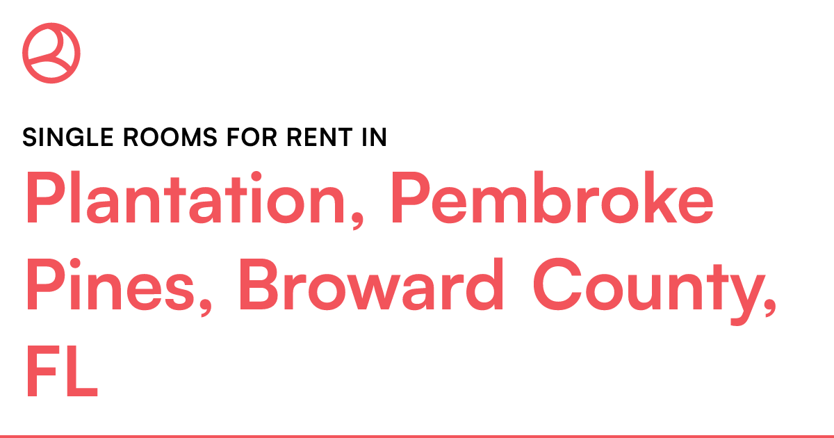 Plantation, Pembroke Pines, Broward County, FL Single...