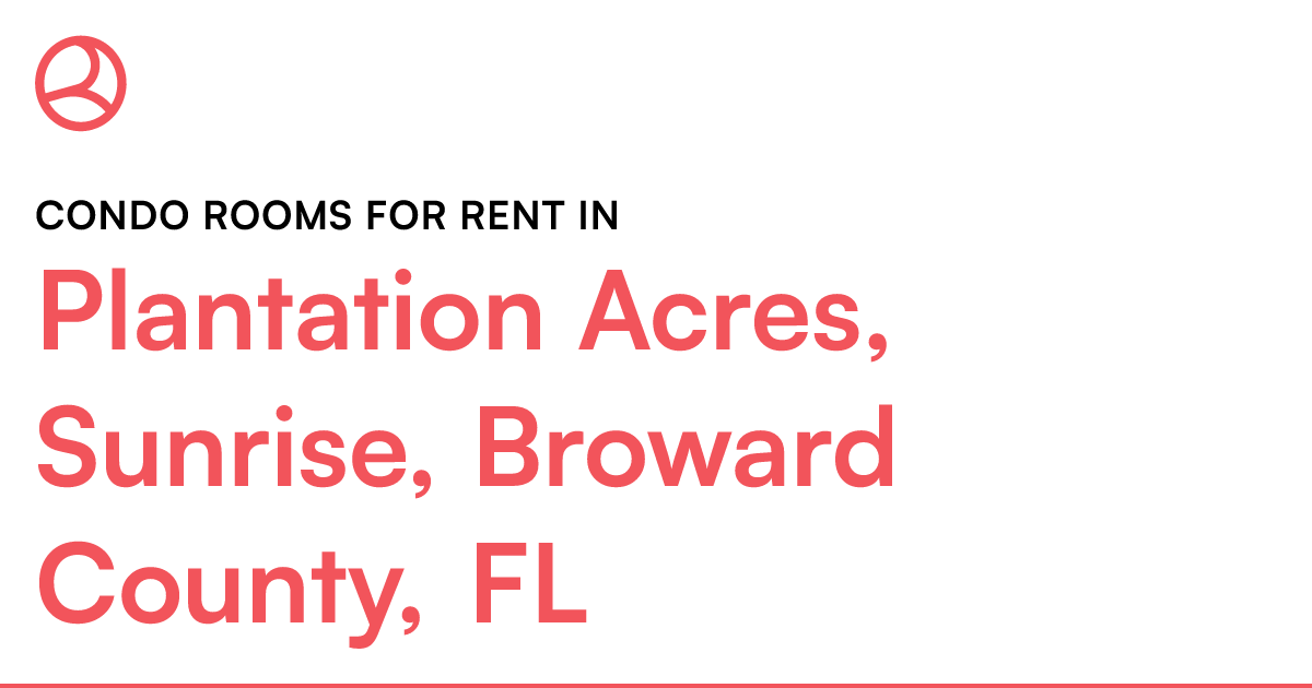 Plantation Acres, Sunrise, Broward County, FL Condo r...