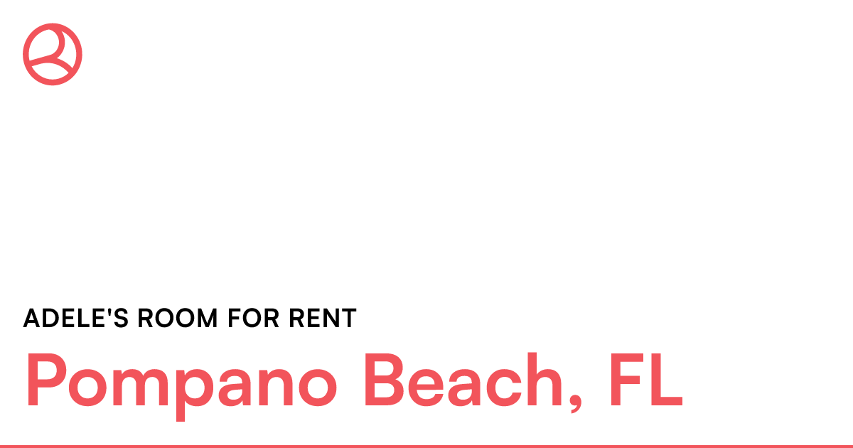Private room to rent in share house Pompano Beach,...