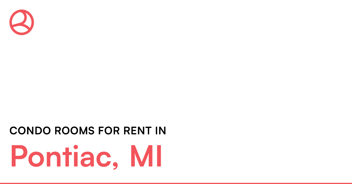 Pontiac, MI Condo rooms for rent