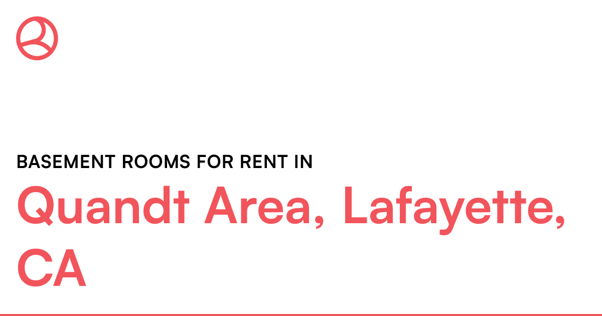Quandt Area, Lafayette, CA Basement rooms for rent