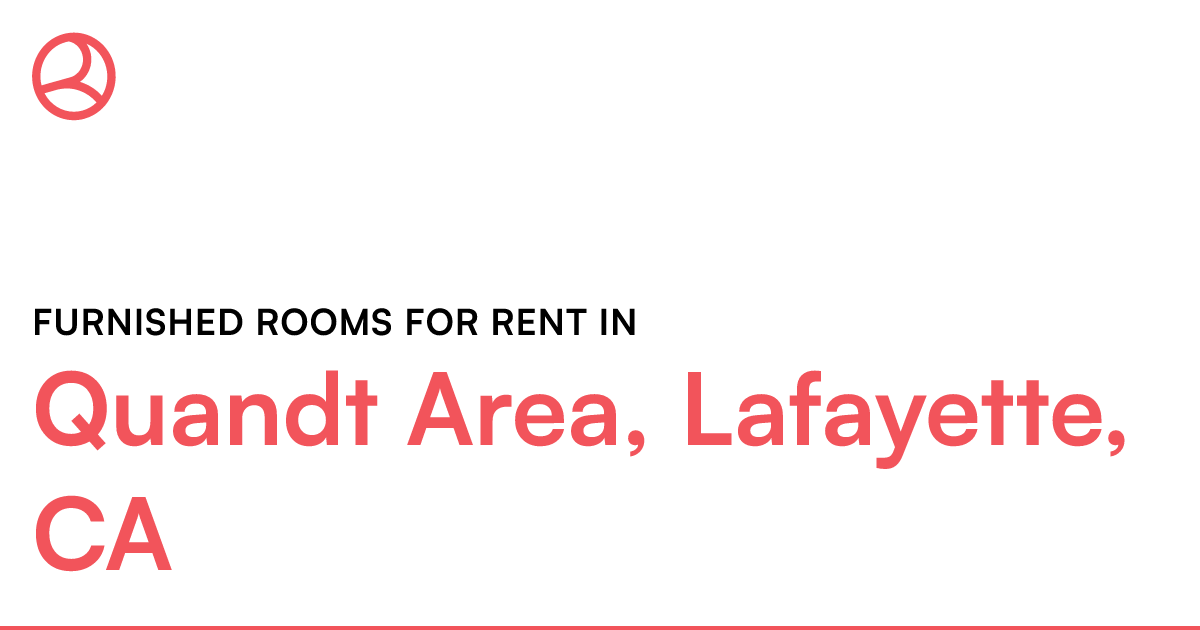 Quandt Area, Lafayette, CA Furnished rooms for rent