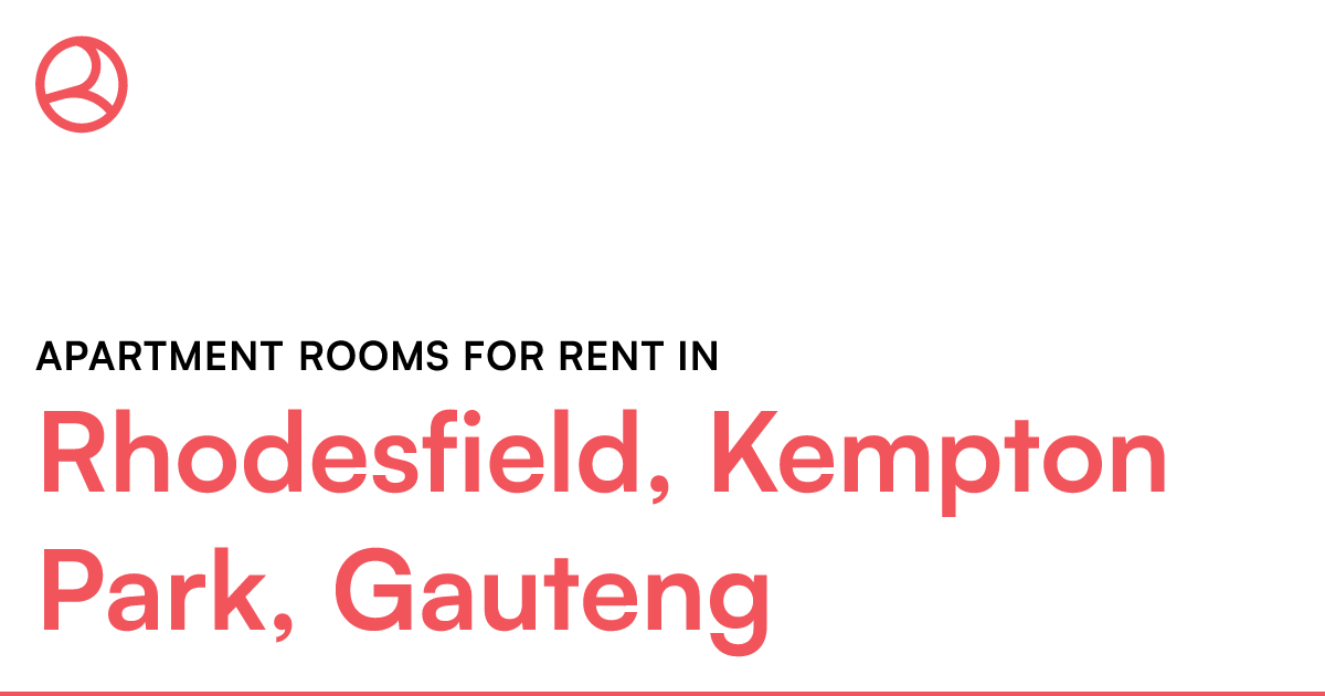 Rhodesfield, Kempton Park, Gauteng Apartment rooms... Roomies.co.za