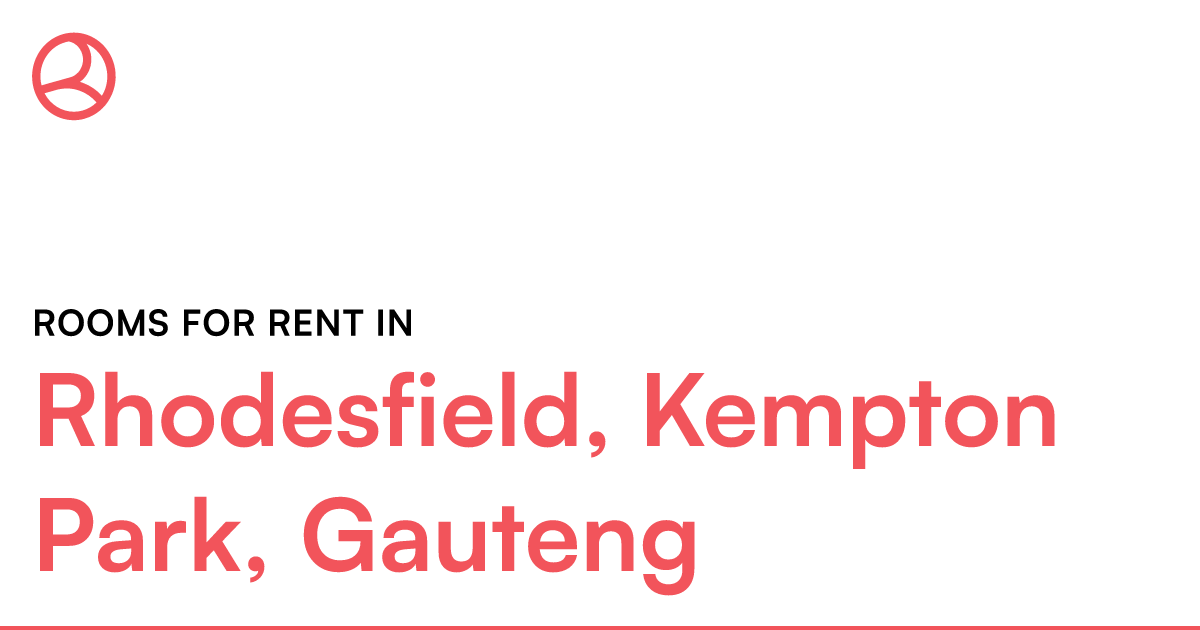 Rhodesfield, Kempton Park, Gauteng Rooms for Rent Roomies.co.za