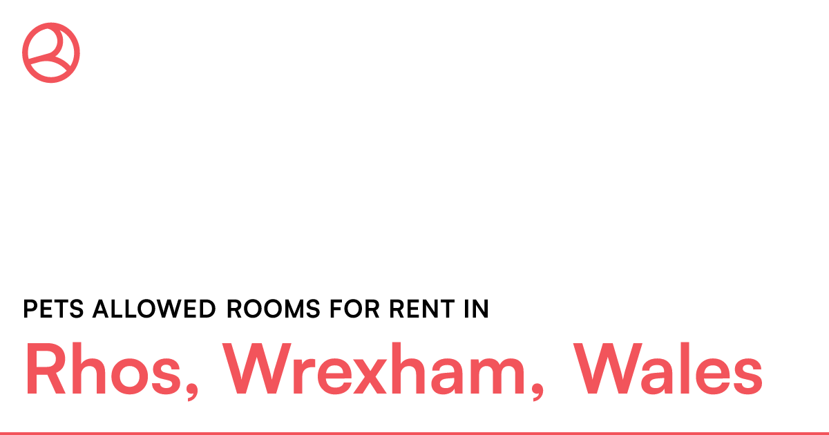 Rhos, Wrexham, Wales Pets allowed rooms for rent Roomies.co.uk