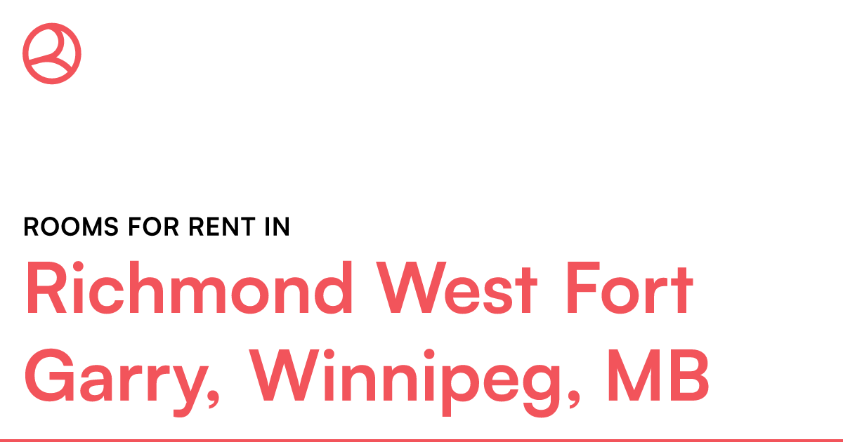 Richmond West Fort Garry, Winnipeg, MB Rooms for Rent Roomies.ca