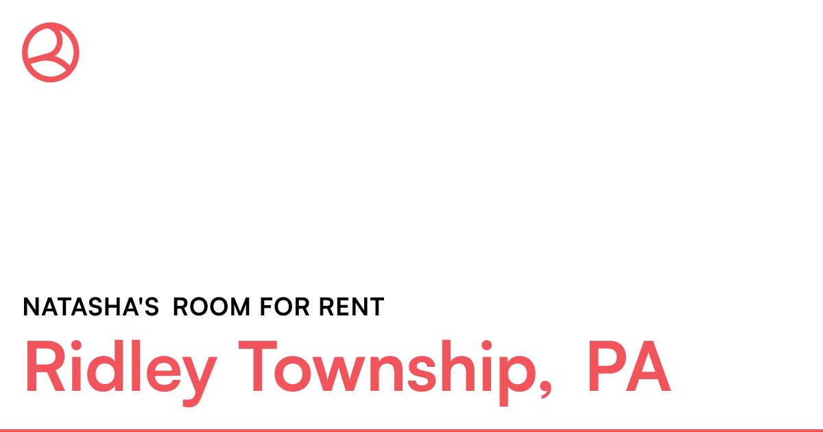 Private room to rent in share house Ridley Township...