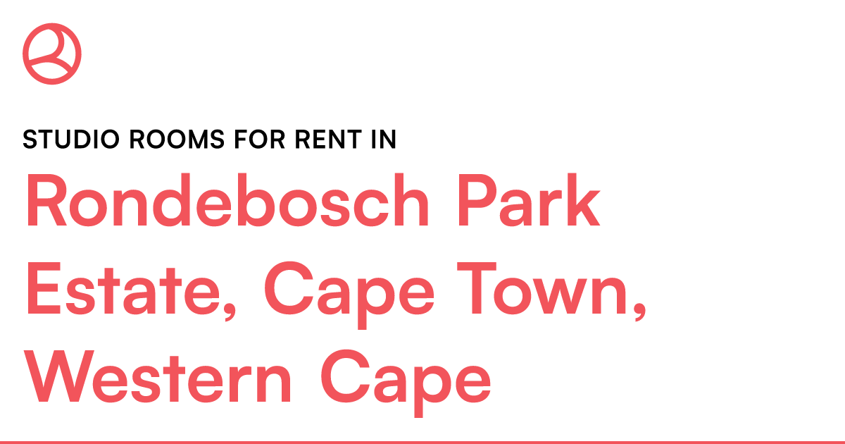 Rondebosch Park Estate, Cape Town, Western Cape Stu... – Roomies.co.za