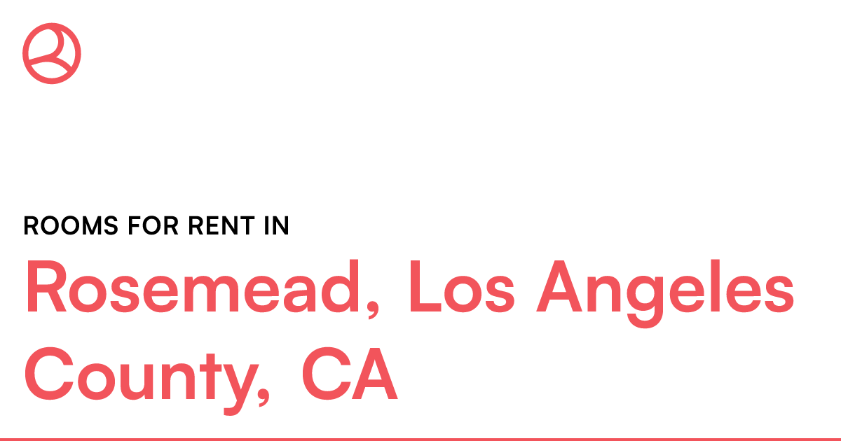 Rosemead, Los Angeles County, CA Rooms for Rent