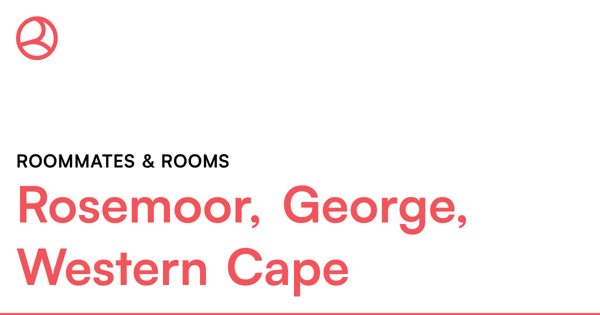 Rosemoor, Western Cape Roommates & rooms Roomies.co.za