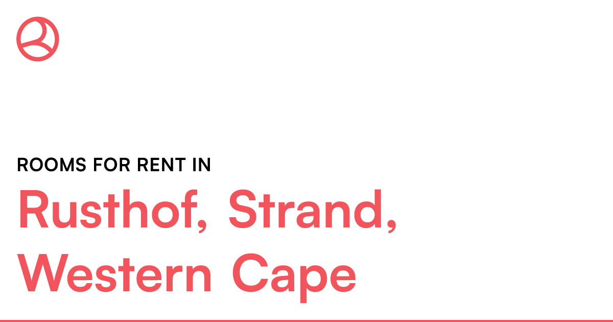 Rusthof, Strand, Western Cape Rooms for Rent Roomies.co.za