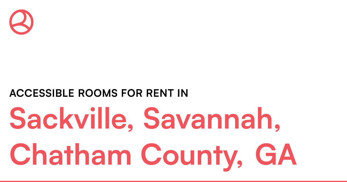 Sackville, Savannah, Chatham County, GA Accessible ro...