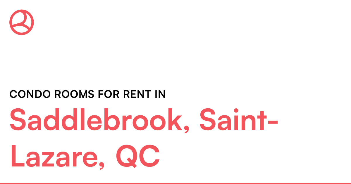 Saddlebrook, SaintLazare, QC Condo rooms for rent Roomies.ca