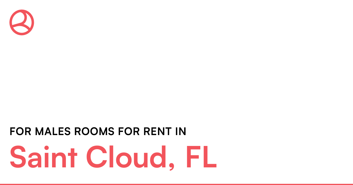 Saint Cloud, FL For males rooms for rent
