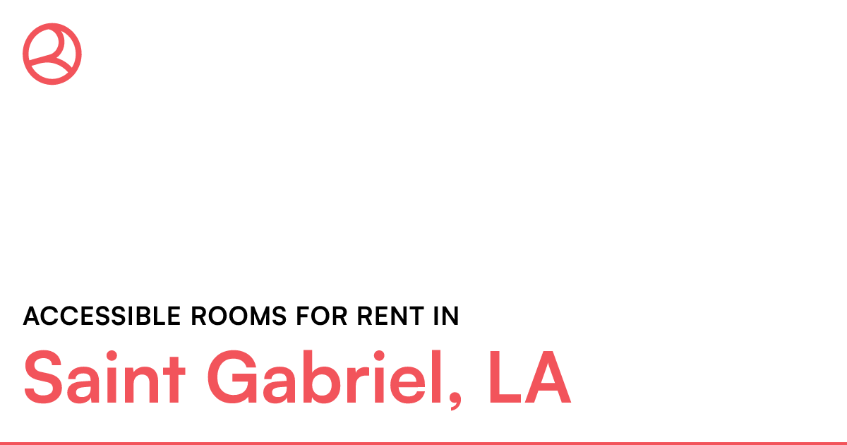 Saint Gabriel, LA Accessible rooms for rent